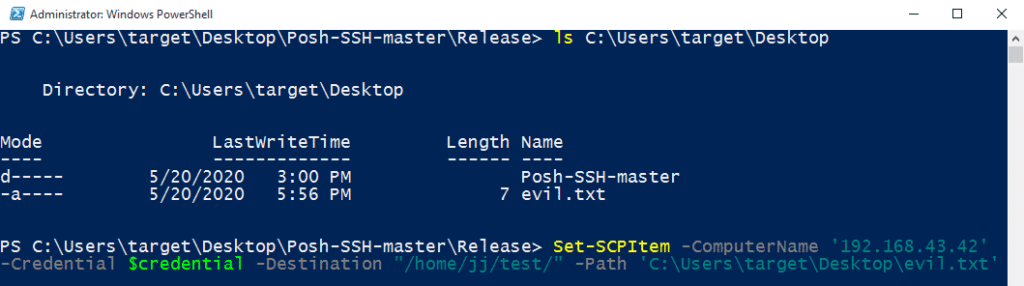 Powershell SCP to Transfer files between Windows and Linux Set-SCPItem powershell scp file and folder upload