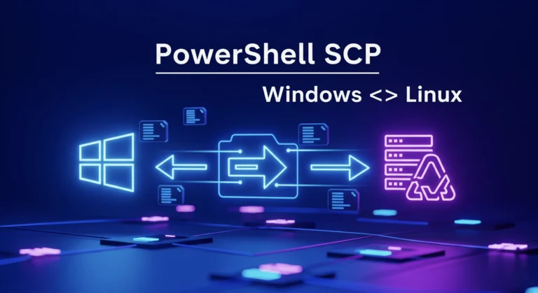 Powershell SCP file Transfer Windows-Linux