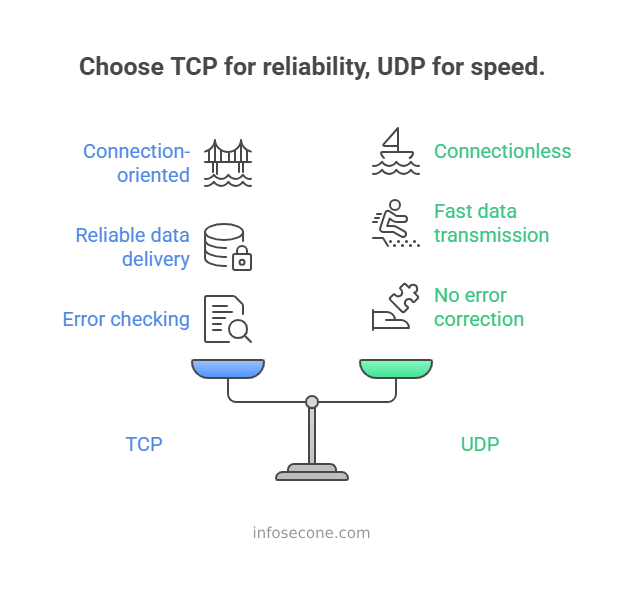 Network Common Ports Cheat Sheet 2025: Every Port You Need to Know TCP vs UDP - Understanding the Difference