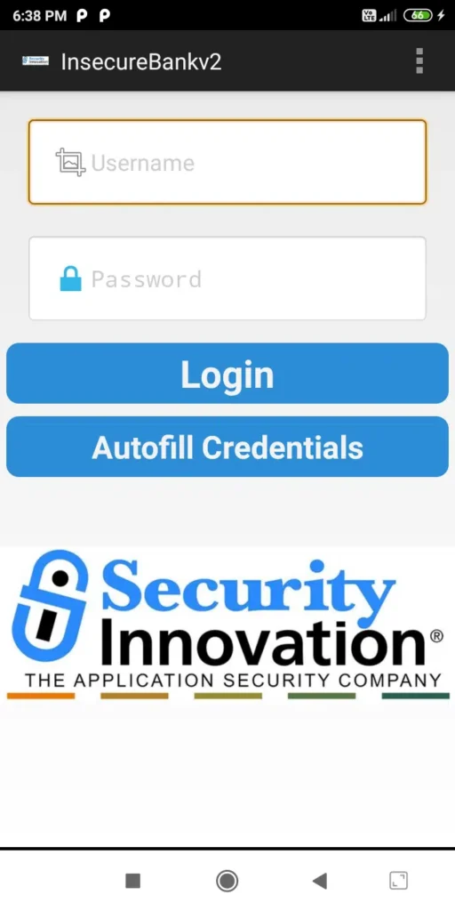 Vulnerable Android apps