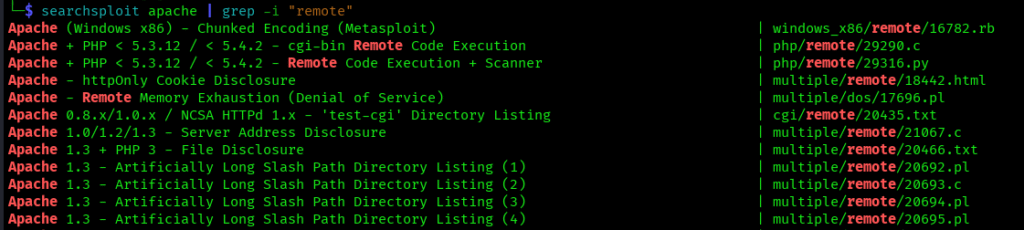 SearchSploit: Complete Guide to Exploit Database CLI Tool searchsploit grep remote